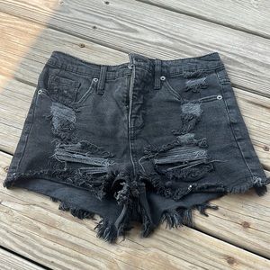 Mossimo supply co high rise black shorts